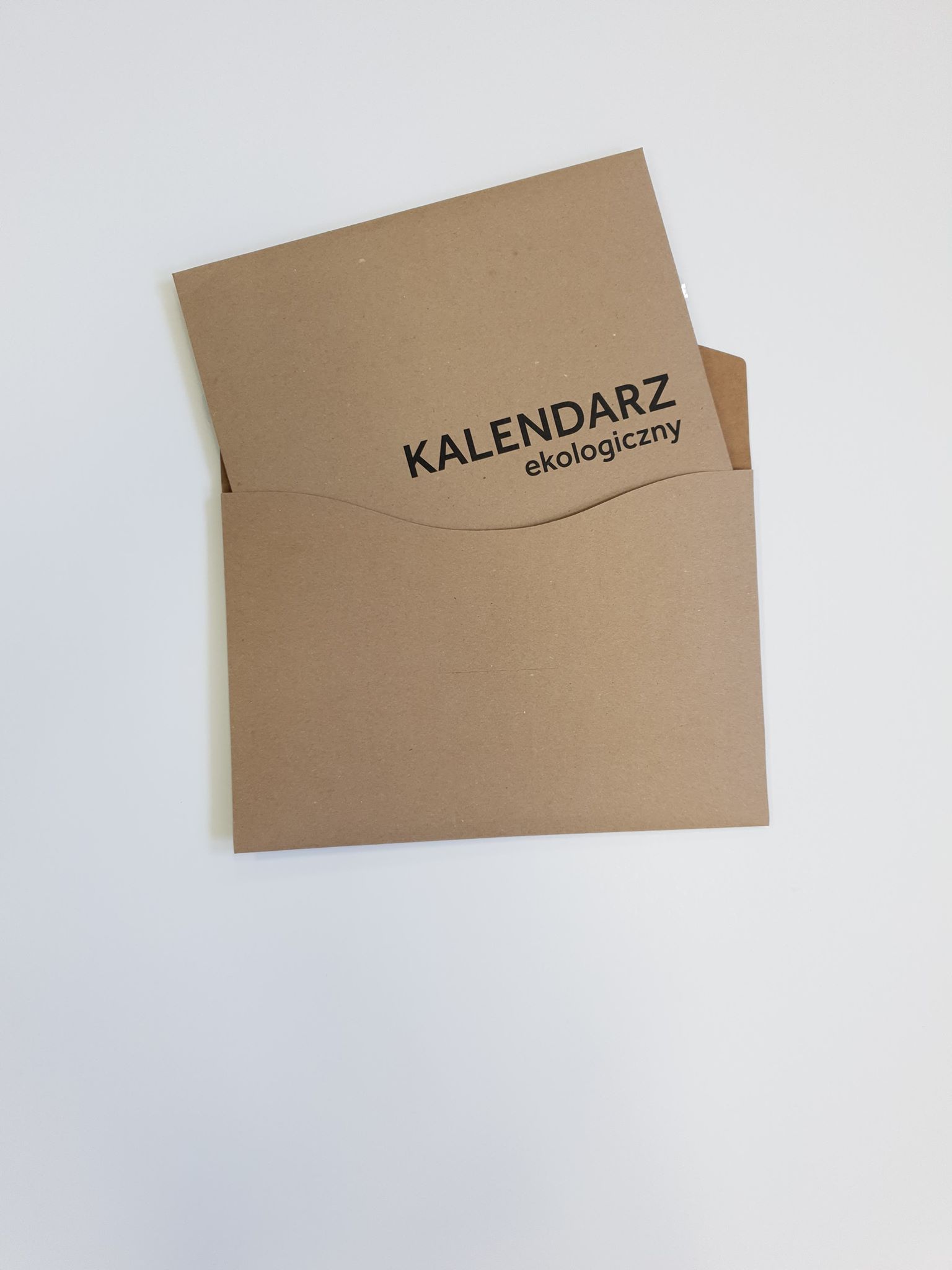 Koperta kartonowa Kraft do pakowania kalendarzy trójdzielnych